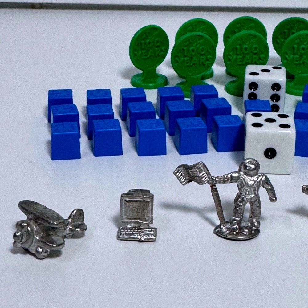 Millenniumopoly Original Replacement Pieces Tokens Houses Trees Monopoly-Style - Picture 3 of 3